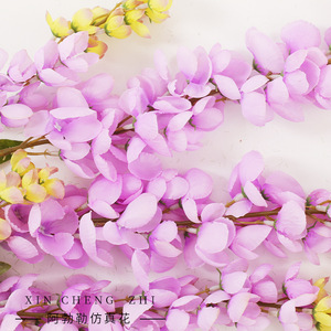 ต้นไม้ดอกซินเฉิงจื้อ โกลเด้นชัวร์ทรี ดอกไม้ประดิษฐ์ ทำจากพลาสติกและผ้าไหม คุณภาพสูง เหมาะสำหรับตกแต่งงานแต่งงาน ตกแต่งบ้าน และใช้เป็นพร็อพภายในอาคาร - Product Image 2