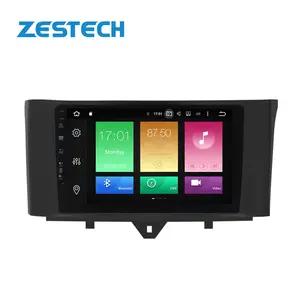 7862 TS10 8GB+128GB 8 Core QLED ZESTECH ODM Android 11 Car Radio With DVD For Mercedes-Benz Smart 2011-2015 RDS FM AM GPS WIFI