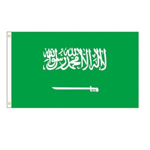 Banderas de Poliéster Hechas a Medida para el Día Nacional de Arabia Saudita y para la Celebración del Día de Estados Unidos, Canadá y México, Decoraciones para Llevar en la Mano - Product Image 4