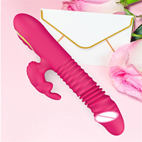 Klitoris-Stoßvibrator mit 10 Intensitätsstufen für Frauen Wasserdicht Wiederaufladbar Leiser Klitoris- und Brustwarzen-Stimulator