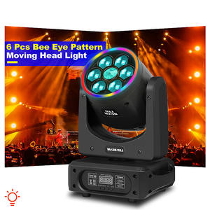 Projecteur LED mobile SHTX haute puissance 150W RGBW 4-en-1 pour DJ, concerts et événements, avec contrôle DMX et lumières laser LED en nid d'abeille - Product Image 2