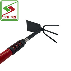 <span class=keywords><strong>Houe</strong></span> de jardin à double usage en acier au carbone avec manche long - Product Image 5