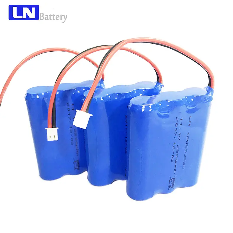 18650 lithium battery 11.1 V with equalization circuit 3S handheld vacuum 11.1V battery packs energy storage 3.7v battery cell