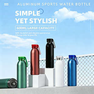 Botella de Agua Deportiva de Acero Inoxidable con Aislamiento al Vacío de 600 ml, Libre de BPA, con Logotipo Personalizado, Tapa Térmica, Mantiene la Temperatura de 0 a 6 Horas - Product Image 4