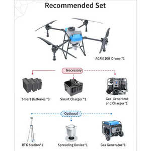 Drones agrícolas automatizados eficientes, herramienta de pulverización agrícola RTK GPS - Product Image 6