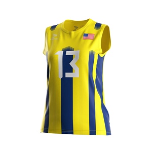 Custom Sublimatie Sportteam Volleybal Custom Shirt Aanpasbaar Kleur Pak Rood Met Zwarte Jersey Volleybal Vrouwen - Product Image 3