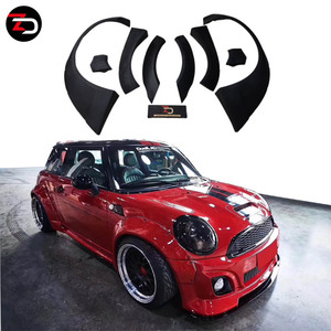 Kit Carrozzeria Stile LB per <span class=keywords><strong>MINI</strong></span> <span class=keywords><strong>R56</strong></span>, Paraurti Anteriore, Minigonne Laterali, Parafanghi, Scarico in FRP di Alta Qualità, 99% - Product Image 1