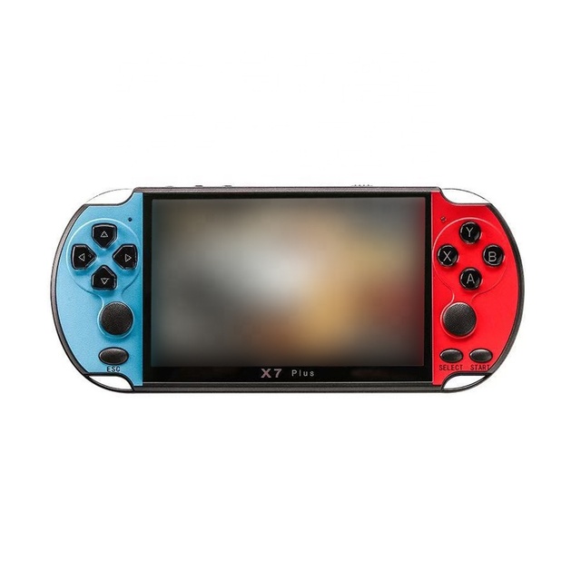 Hot Sale 5.1 Inch Screen X7 Plus Handheld Game Console Video 8G Memory Built-in 10000 Game Consola X7 Plus Gaming Console
