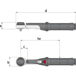 GEDORE - 7601610 Llave dinamométrica Torcofix K - EAN 4002805455029 LLAVES DE TORQUE MECANICO - Product Image 5