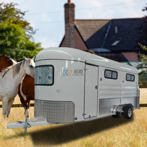 Remorque pour chevaux importée de Chine 2025, remorque pour 3 chevaux, chargement en angle, remorque de luxe pour chevaux - Product Image 1