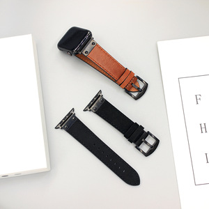 สายนาฬิกาหนังแท้ 22 มม. หัวเข็มขัดสำหรับแอปเปิ้ลวอทช์ S11 อัลตร้า 3 8 S4 สีน้ำตาลทนทาน - Product Image 3