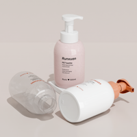 Bouteilles de mousse pour le nettoyage du visage en plastique PET OEM ODM 300 ml 500 ml avec pompe à mousse pour lavage des mains