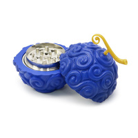 En gros, 3 styles de figurines d'anime Fruit du Diable en alliage de zinc, pour accessoires de moulin à herbes et de briquet
