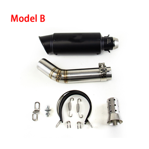 Pour Suzuki <span class=keywords><strong>GSXR</strong></span> <span class=keywords><strong>750</strong></span> 600 2006-2024 embouts d'échappement silencieux <span class=keywords><strong>noir</strong></span> tuyau de liaison intermédiaire - Product Image 3