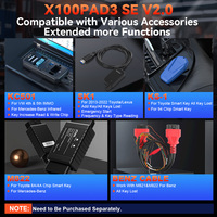 Programador de Llaves OBD2 Profesional XTOOL X100 PAD3 SE con Herramientas de Diagnóstico de Sistemas Completos para Todas las Llaves Perdidas con EEPROM