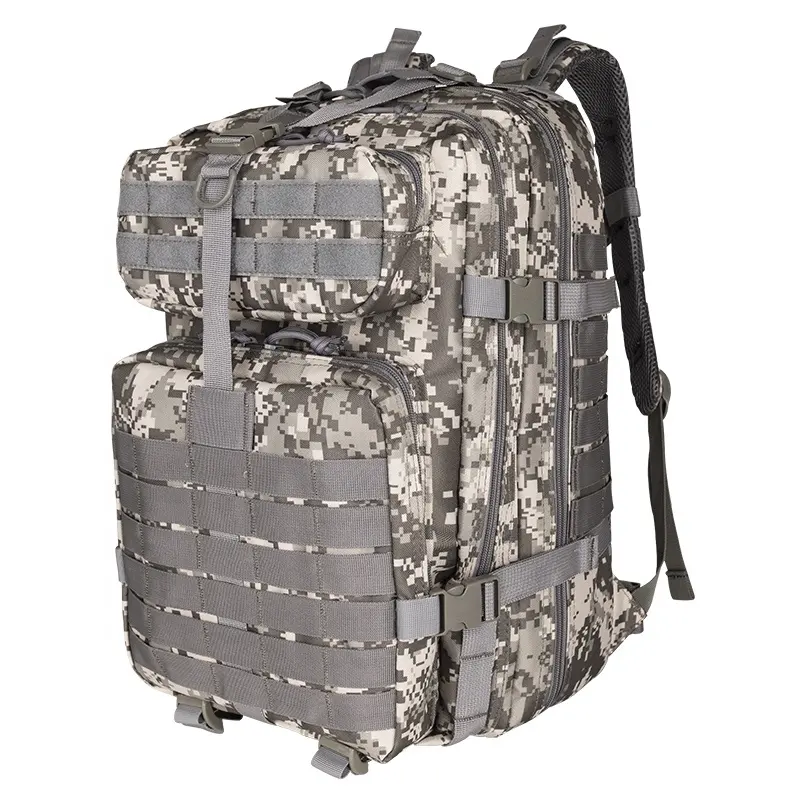 YAKEDA Outdoor Waterproof Training Rucksack Bag MOLLE Assault Pack Mochila Tactical Backpack Hiking ACU Tactico Backpack