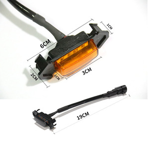 Phổ <span class=keywords><strong>LED</strong></span> lưới tản nhiệt màu vàng đèn mới 12V ban ngày chạy & cảnh báo đèn nhấp nháy cho Pickup xe tải & xe ô tô - Product Image 6