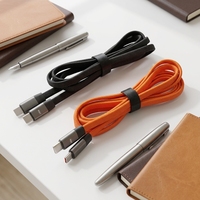 Support de téléphone Type-C en cuivre pur 240W avec câble tressé détachable, adapté aux téléphones de jeu - Câble de charge et de données ultra-rapide