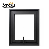 Ventana de Aluminio con Toldo a Precio de Mayoreo, Ventana Abatible Superior Resistente para Proyectos Habitacionales