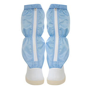 Bottes hautes antistatiques et anti-poussière avec tige en polyester et semelle en PU pour travaux semi-conducteurs - Product Image 3