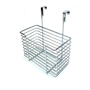 Cesta de Almacenamiento Metálica DaS para Colgar Sobre la Puerta del Armario - Product Image 3