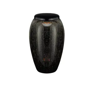 Customized Wholesale Funeral Supplies Lacquer Human Ashes Cremation Urns Funeral Supplies For Adult Human Ashes