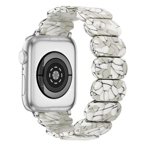 Correa de reloj de resina para <span class=keywords><strong>Apple</strong></span> <span class=keywords><strong>Watch</strong></span> 8 7 6 <span class=keywords><strong>5</strong></span> 4, correa de muñeca para Iwatch 6 Series <span class=keywords><strong>5</strong></span> 4 3/2, pulsera de 44mm y 40mm para mujer - Product Image 6