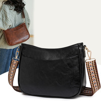 Sac à bandoulière carré en cuir pour femmes Sac à bandoulière en cuir végétalien Léopard avec sangle de guitare Sac à bandoulière