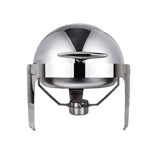Chafing Dish Rotondo in Acciaio Inox da 6L <span class=keywords><strong>per</strong></span> Buffet, Design Completo 2025, <span class=keywords><strong>Forniture</strong></span> <span class=keywords><strong>per</strong></span> Hotel e <span class=keywords><strong>Ristoranti</strong></span> <span class=keywords><strong>per</strong></span> Mantenere Caldi gli Alimenti - Product Image 1