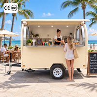 Remorque à limonade mobile personnalisée Etodevice de 8,2 pieds, remorque professionnelle pour boissons, idéale pour les entreprises de boissons en plein air