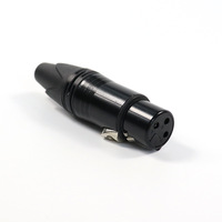 Connecteur Audio XLR 3 broches, 5 pièces, mâle/femelle