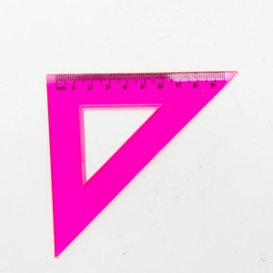 Juego de Reglas Geométricas de Alta Calidad para Material Escolar, 4 Piezas, con Transportador de 180 Grados para Estudiantes de Geometría - Product Image 4