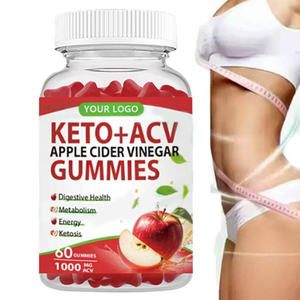 Permen Keto ACV Bebas Gula OEM, Suplemen Keto, Permen Cuka Apel 1000mg dengan Probiotik dan Vitamin B12 - Product Image 1