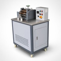 Máquina de Peletización de Plástico de Laboratorio, Molino de Dos Rodillos, Mezcladora de Compuestos Plásticos Reciclados, Granuladora, Reprocesamiento de Residuos, Pruebas, CE ISO