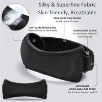 Attelle de Genou Stabilisatrice en Nylon et Néoprène à Prix d'Usine, Bandes Rotuliennes Flexibles, Sangle Tendineuse pour Soulagement de la Douleur au Genou, Protection Médicale