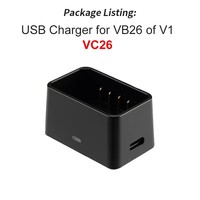 Chargeur USB Godox VC26 pour flash V1, accessoires de studio photo (sans batterie)
