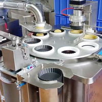 Machine Commerciale Automatique Électrique pour la Fabrication de Coques à Tarte, de Bases de Pâtisserie, de Presses à Tartelettes, de Quiches et de Croustilles de Pâté