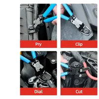 Pince diagonale multifonctionnelle pour voiture – Outil de serrage de rivets, dénudage de fils, retrait de crochets et tournevis – Pince automobile