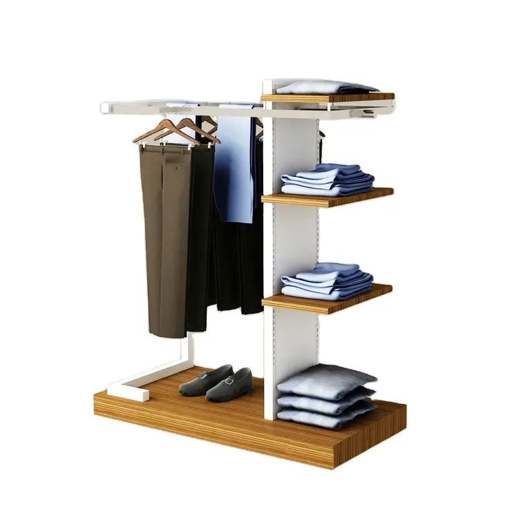 Winkel Hangende Vloer Standaard Kleding Showroom Showroom Broek Jeans Display Rack