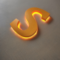 Lettres LED 3D en acrylique pour la conception de logos professionnels, enseignes extérieures pour entreprises, enseignes de magasins, logos personnalisés pour hôpitaux