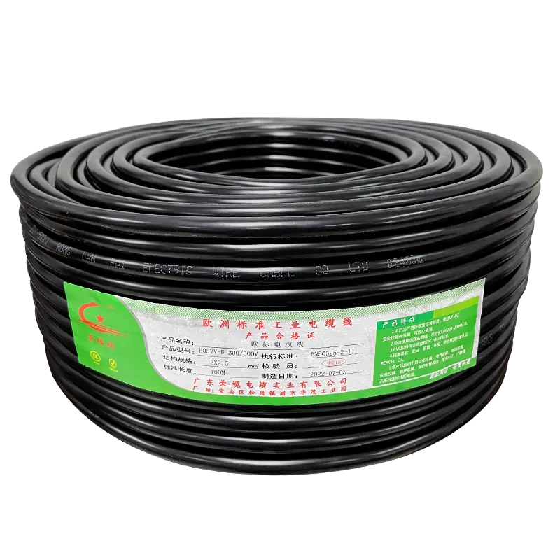 Kabel produsen RVV 2 3 4 5 Core 0.75 1 1.5 2.5 4 6mm kabel listrik kabel daya