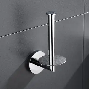 Bathroom Wall Mount Paper Towel Holder Standing SUS304 Stainless Steel Toilet Tissue Roll Paper Holder