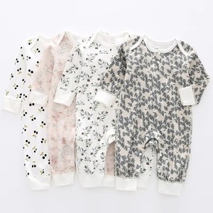 Tutina e Bavaglino per Neonati in Cotone Organico 100% GOTS Personalizzati, a Maniche Lunghe, Collezione Wither and Fall - Product Image 4
