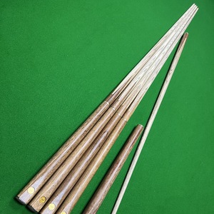 Taco de billar de snooker de 145 pulgadas, de 2 piezas, de madera de abedul con funda de cocobolo, duradero para uso en salas de billar. - Product Image 2