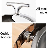 Oferta de Fábrica: Calentador de Alimentos de Acero Inoxidable de 6.8L con Tapa Enrollable, Tipo Buffet, Plateado, para Hoteles, Restaurantes y Servicios de Catering