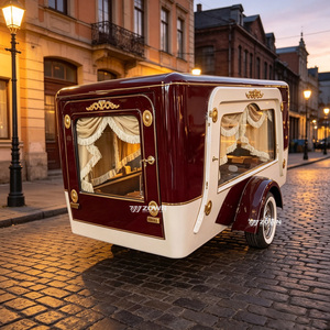 Remorque cercueil sur mesure avec fenêtre en verre pour le transport de cercueils, destinée au marché funéraire mondial - Product Image 1