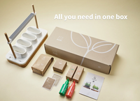Mini Jardin Hydroponique Solaire Intelligent avec Pots et Jardinières Innovants