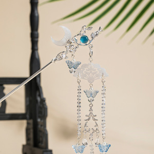 Conjunto de accesorios para el cabello Hanfu, pinzas para el cabello, horquillas, horquillas con borlas, adornos para el cabello de estilo antiguo, tocados de estilo chino, nuevo - Product Image 4