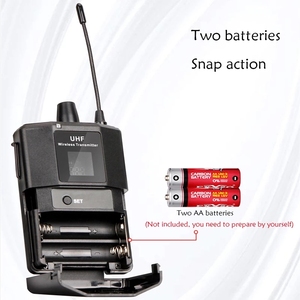 Professionale UHF microfono senza fili auricolare portatile Lavalier microfono Cordless con trasmettitore per gli insegnanti guida discorso - Product Image 5