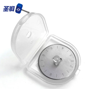 Pisau pemotong putar SK5 18mm <span class=keywords><strong>28mm</strong></span> 45mm 60mm kotak plastik perak industri baja karbon tinggi pisau utilitas menerima Logo kustom - Product Image 1